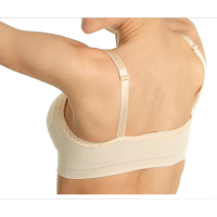 Zwangerschapsbeha & voedingsbeha - Borstvoeding Kleding - naadloze zonder beugel- Haak en oogsluiting WIT